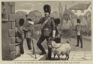 Il giorno di San Davide, la capra e il tamburino maggiore dei Royal Welsh (23rd) Fusiliers